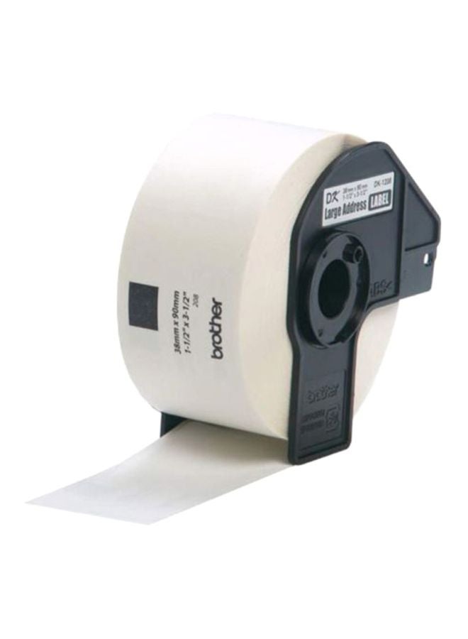 brother 400-Piece Large Address Label Bundle Black/White - Image 1