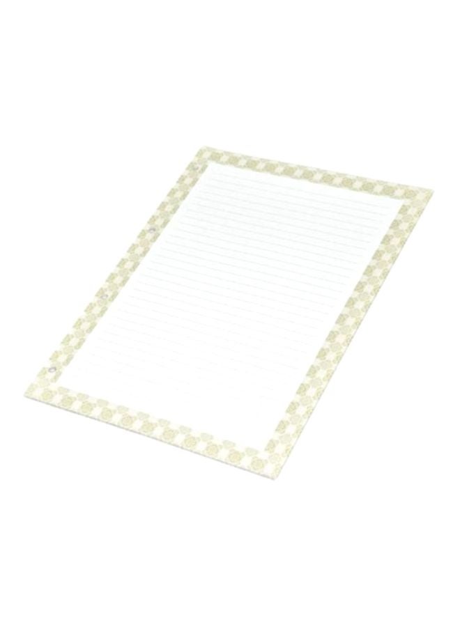 20-Piece A4 Design Research Paper Set With 4 Holes