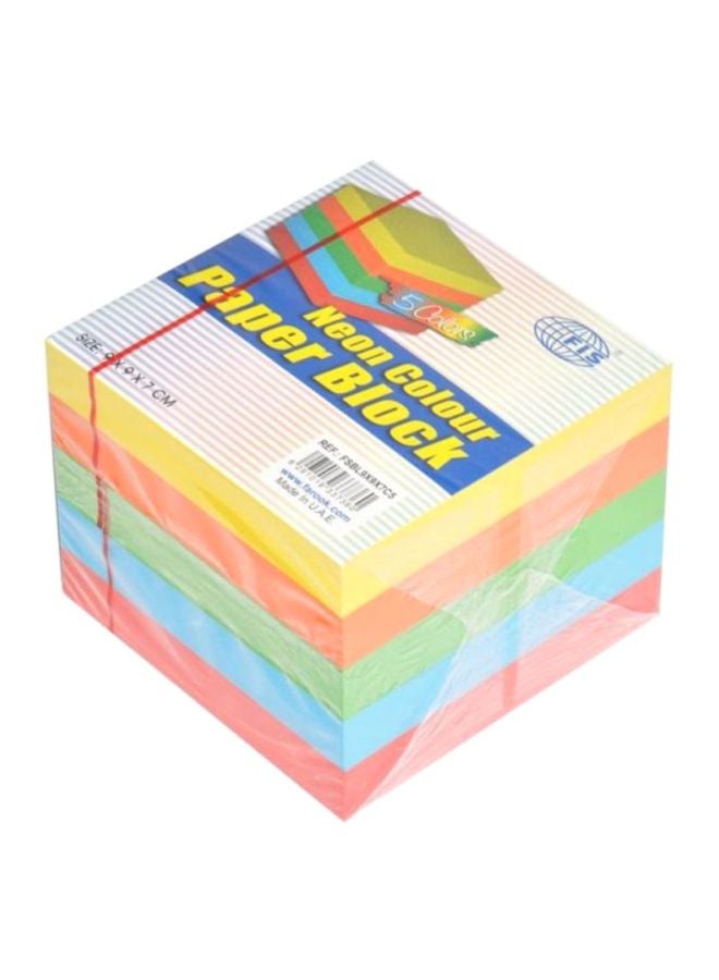 FIS 5-Color Loose Paper Block 