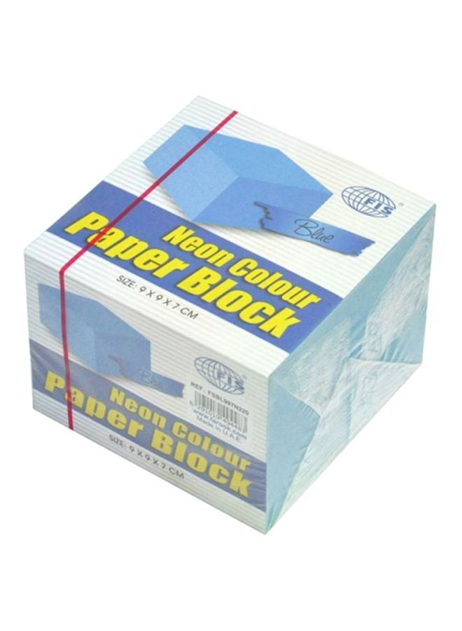 FIS Neon Colour Loose Paper Block 