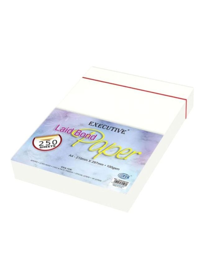 FIS 250-Piece A4 Executive Laid Bond Paper Set  - Image 1