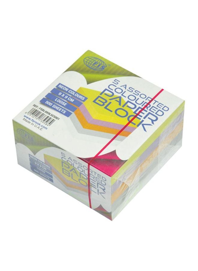 FIS Neon Colour Paper Block 
