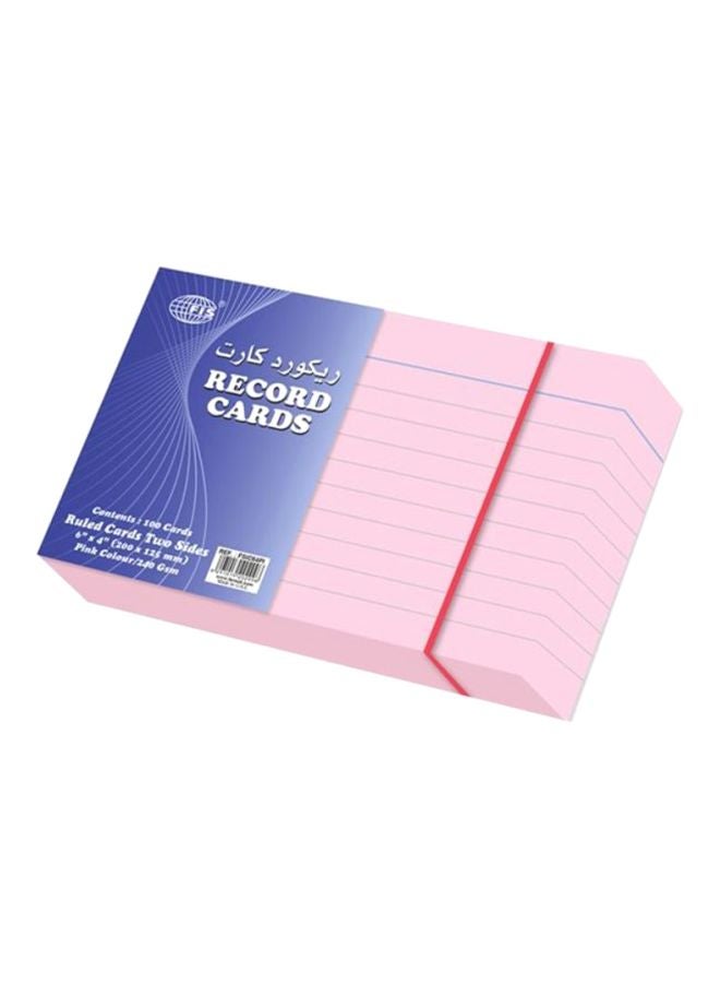 إف اي أس  100 قطعة من بطاقات التسجيل المسطّرة - Image 1