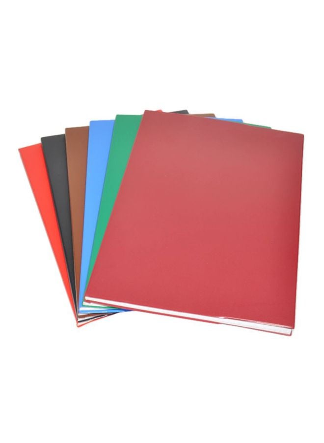 FIS 6-Piece A4 PVC Cover Notebook Multicolour - Image 2
