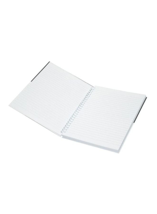 FIS 5-Piece Hard Cover Notebook Set White/Black - Image 2