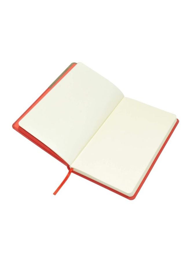 إف اي أس  دفتر ملاحظات بغلاف مرن أحمر/ بني - Image 2