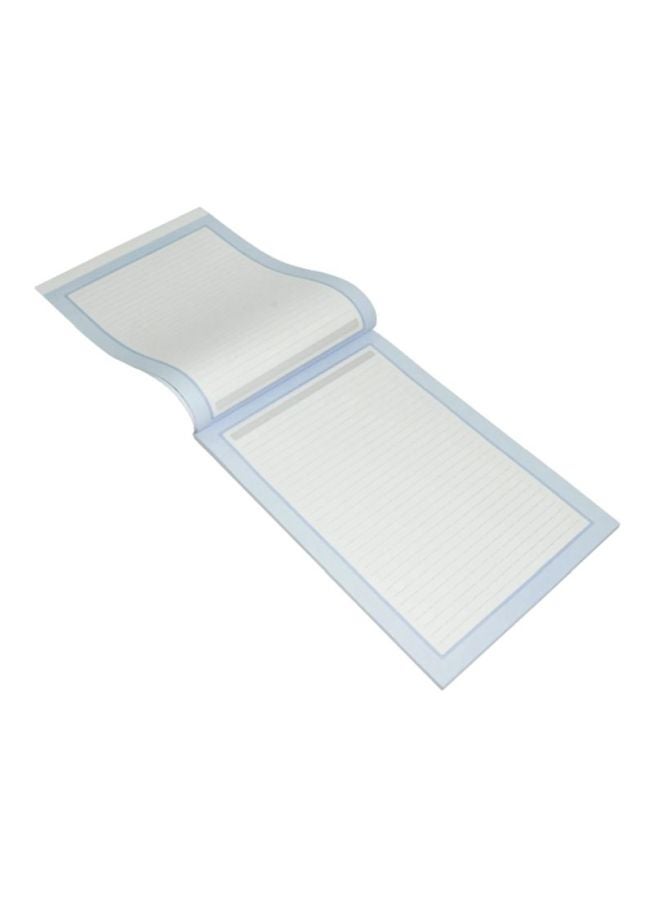 FIS - 10-Piece A4 Feint And Border Notebook Set Blue/Black - Image 1