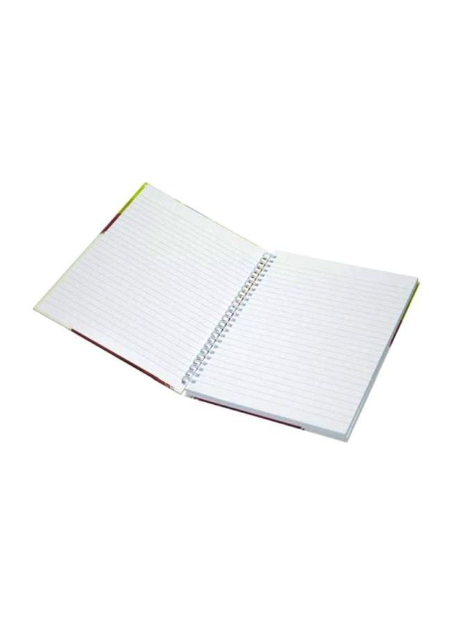 FIS 5-piece A4 Light Spiral Hard Cover Notebook Single Line, 100 sheets Each Multicolour - Image 2