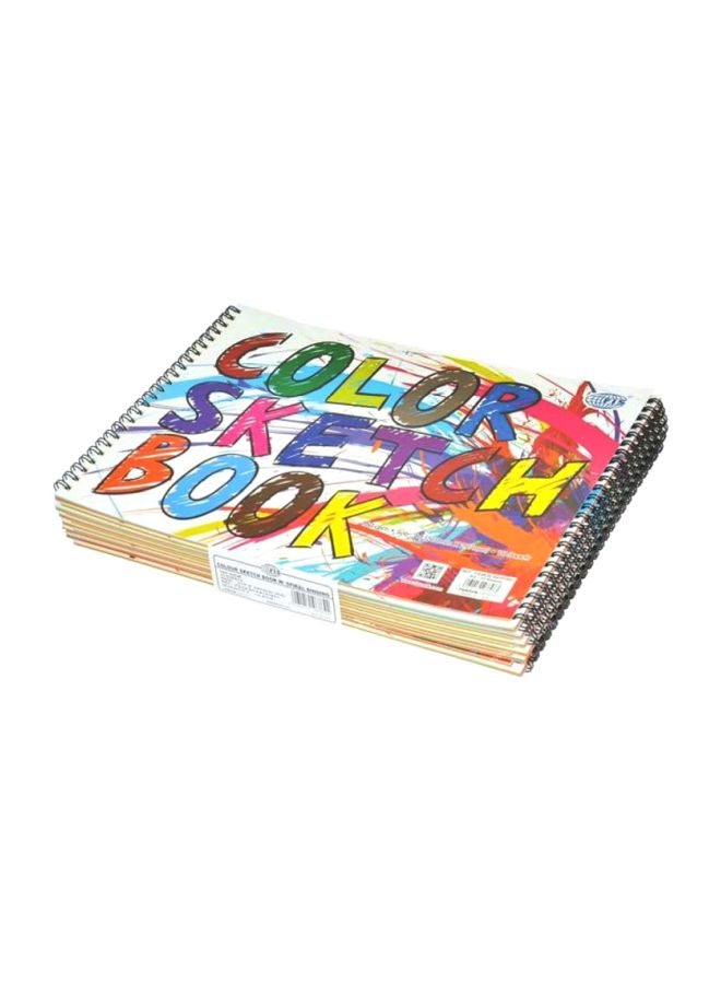 FIS 12-Piece A4 Notebook Set Multicolour - Image 1