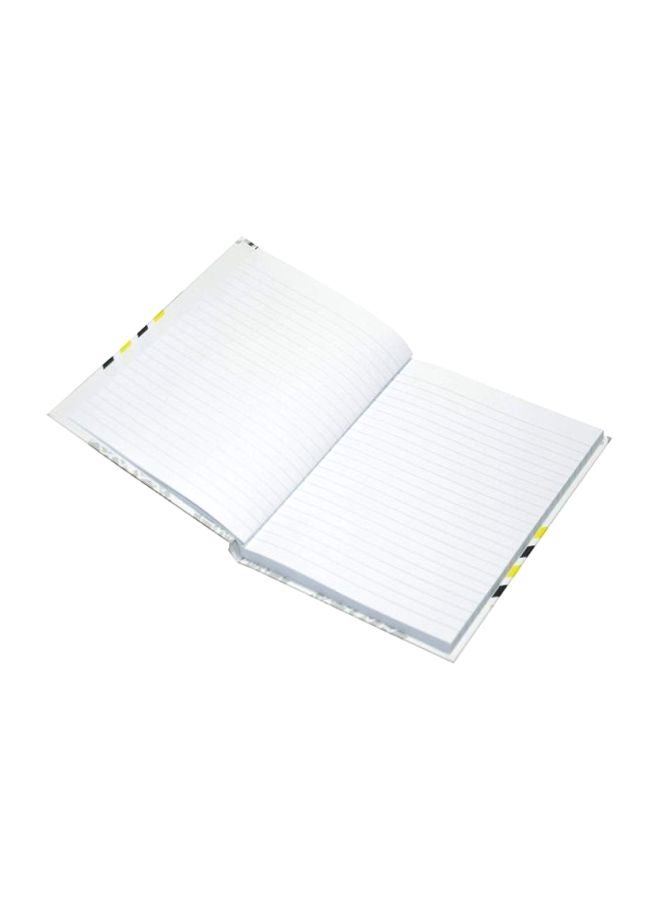 FIS 5-Piece A4 Hard Cover Notebook Set White/Grey/Yellow - Image 2
