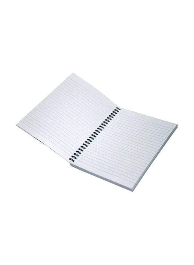 إف اي أس  طقم دفاتر ملاحظات بسلك وغلاف خفيف مكون من 10 قطع أبيض/أسود/أصفر - Image 2