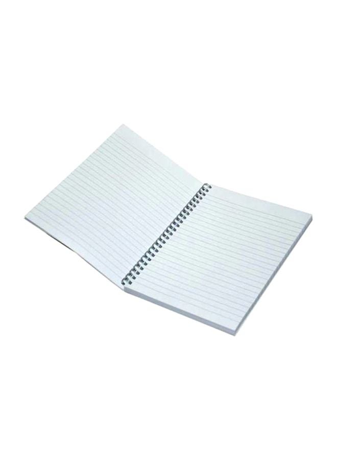 FIS 10-Piece A5 Spiral Soft Cover Notebook Set Grey/Yellow - Image 2