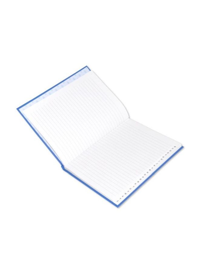 FIS 5-Piece Manuscript Book Set With English Index Blue - Image 2