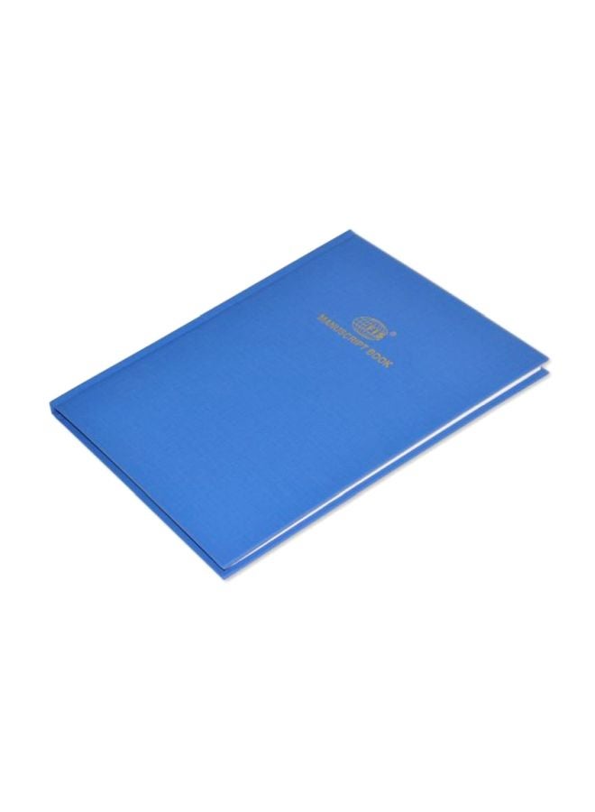 FIS 5-Piece Manuscript Book Set With English Index Blue - Image 3