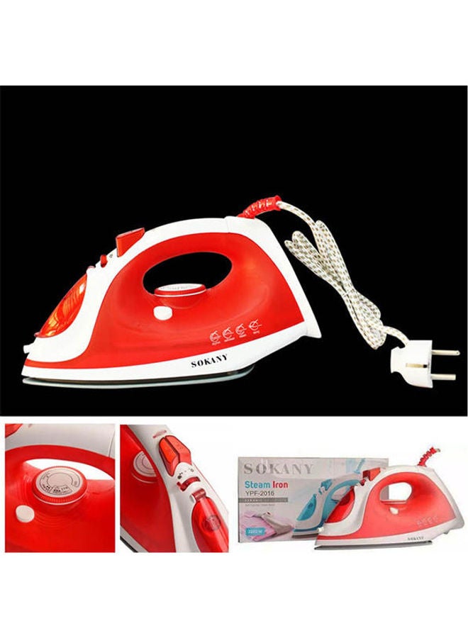 sokany Steam Iron 260.0 ml 2200.0 W Ypf-2016 Orange - Image 2