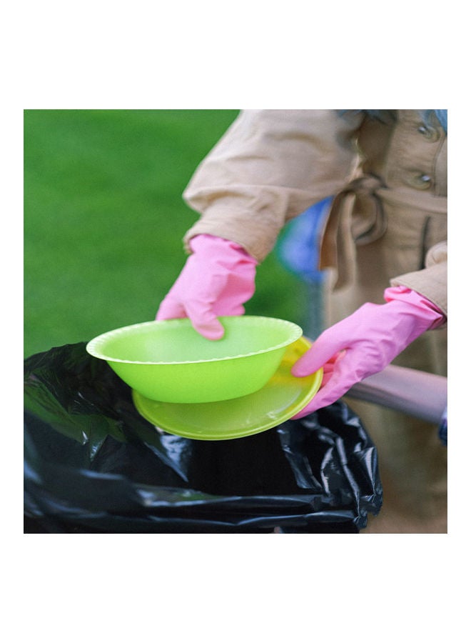 أكياس قمامة قابلة للحمل بحجم صغير من 20 قطعة أسود 65x95سم - Image 5