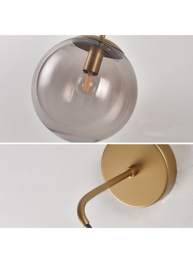 مصباح حائط LED ذهب / شفاف 15سم - Image 3