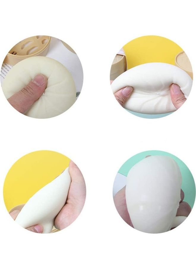 XiuWoo Dumpling Shaped Stress Reliever Squeeze Toy - Image 3