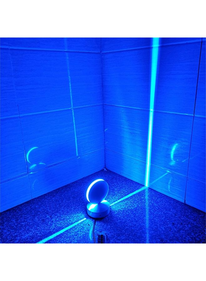 مصباح إضاءة LED للحائط بتصميم نصف دائرة أزرق  - Image 1