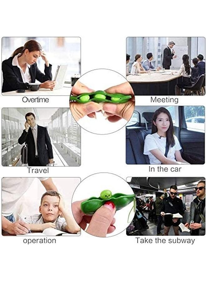 XiuWoo 6-Piece Squeeze-A-Bean Squishy Toy - Image 4