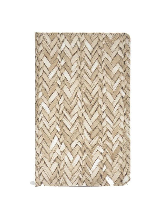 إف اي أس  حافظة فواتير بغطاء مغناطيسي قلاب بيج/أصفر - Image 1