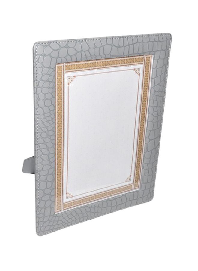 FIS - A4 Certificate Frame With Stand Grey - Image 1