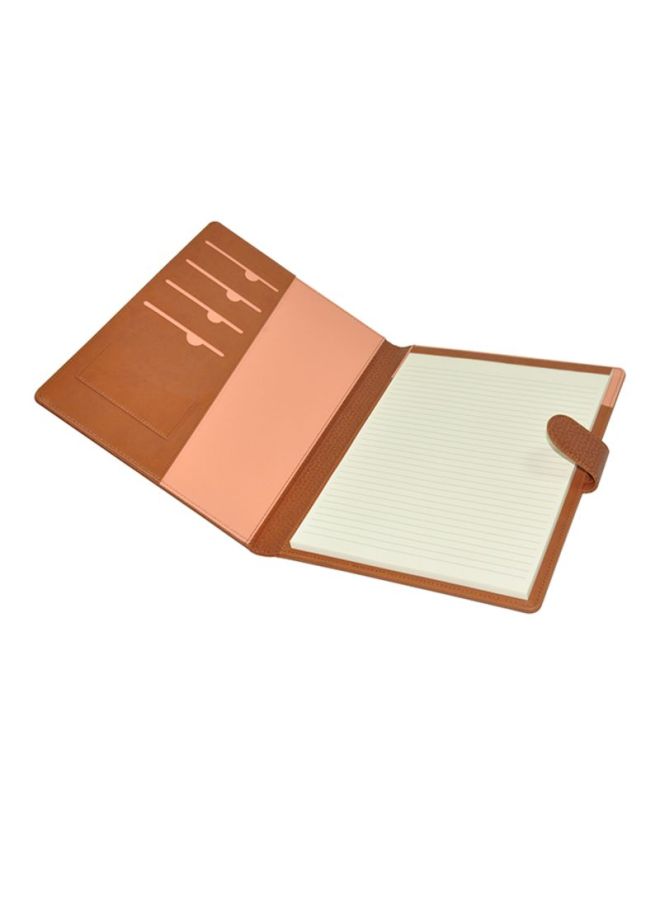 FIS Executive Folder With Writing Pad Brown - Image 2