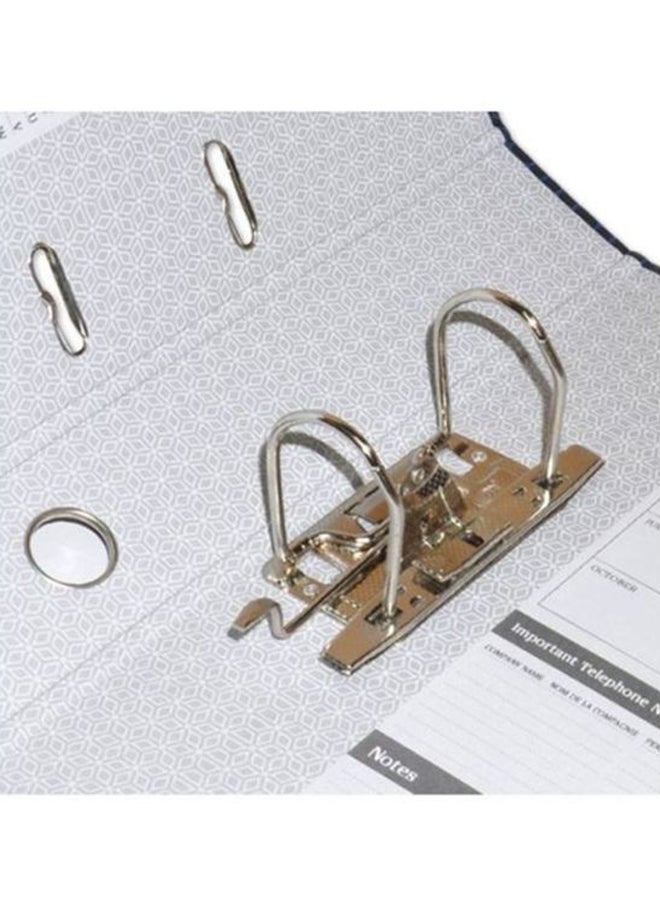 FIS Mechanism Crocodile Pattern Rado Box File Blue - Image 3