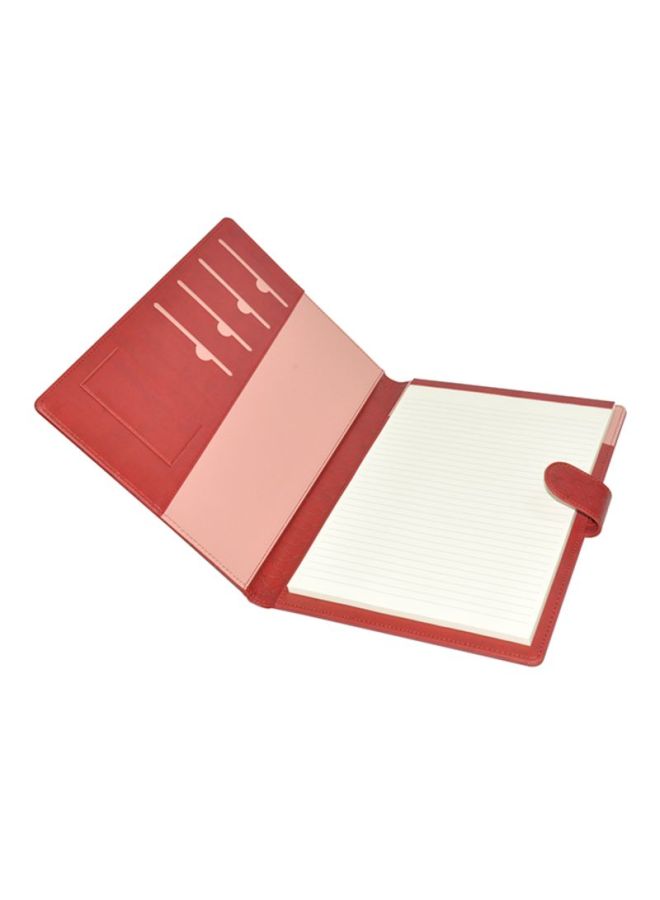 FIS Executive Folder With Writing Pad Maroon - Image 2