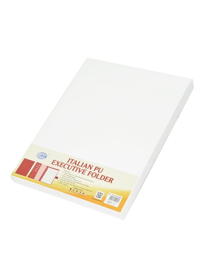 FIS Executive Folder With Writing Pad Maroon - Image 3
