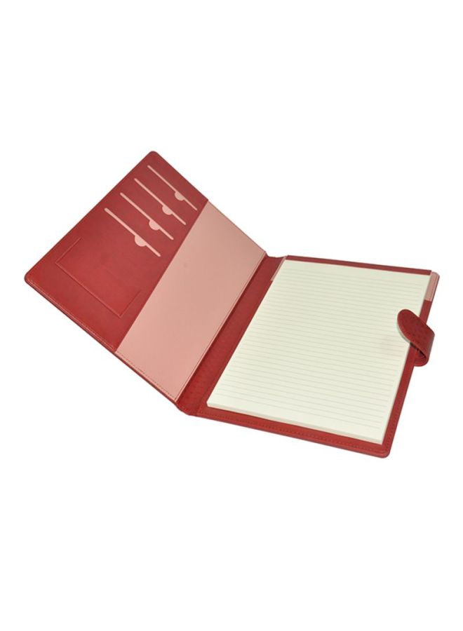 FIS Executive Folder With Writing Pad Maroon - Image 2