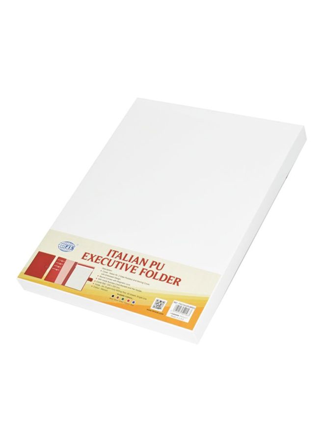 FIS Executive Folder With Writing Pad Maroon - Image 3