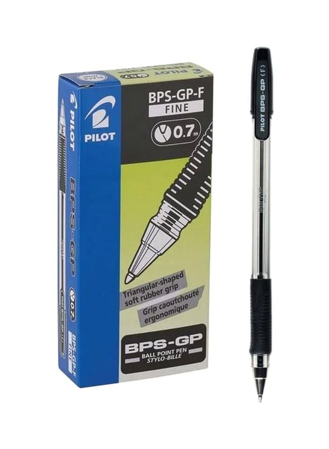 بايلوت قلم حبر جاف كروي الرأس BPS-GP أسود / شفاف - Image 2