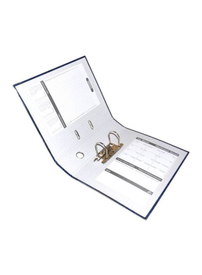 FIS Mechanism Crocodile Pattern Rado Box File Blue - Image 2