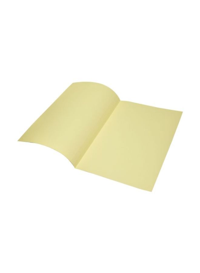 FIS 100-Piece Square Cut Folder Set Yellow - Image 2