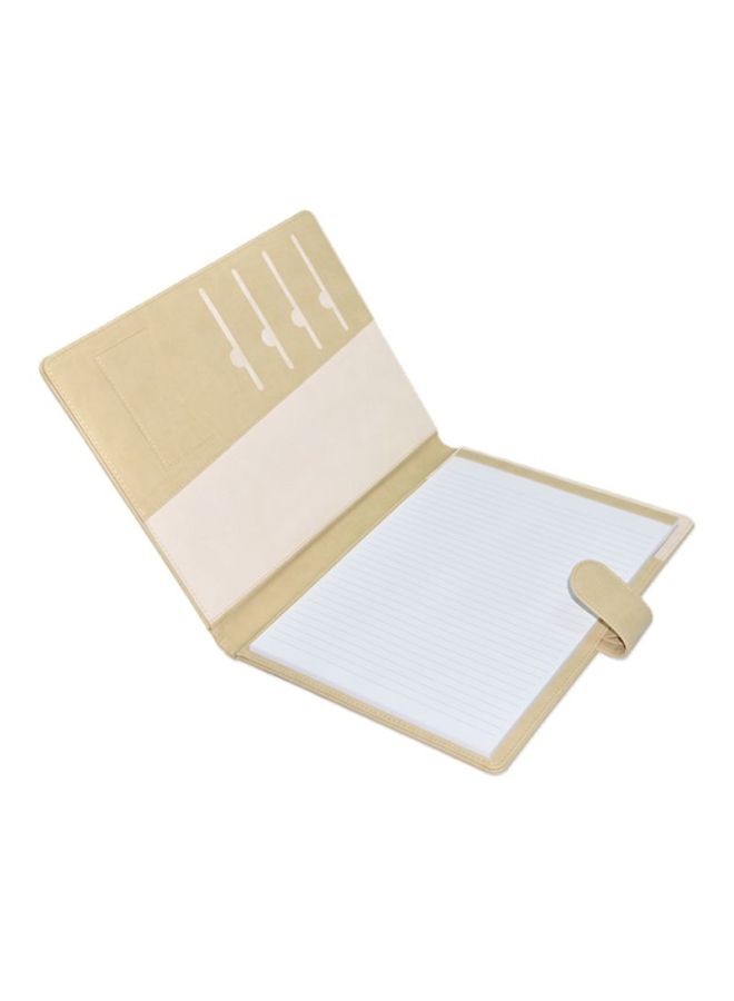 FIS Executive Folder With Writing Pad Cream - Image 2