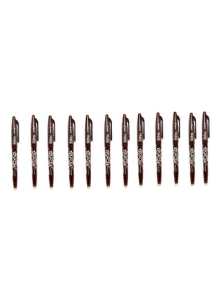 Set Of 12 Frixon Ballpoint Pen Brown - v1616525431/N31748383A_1
