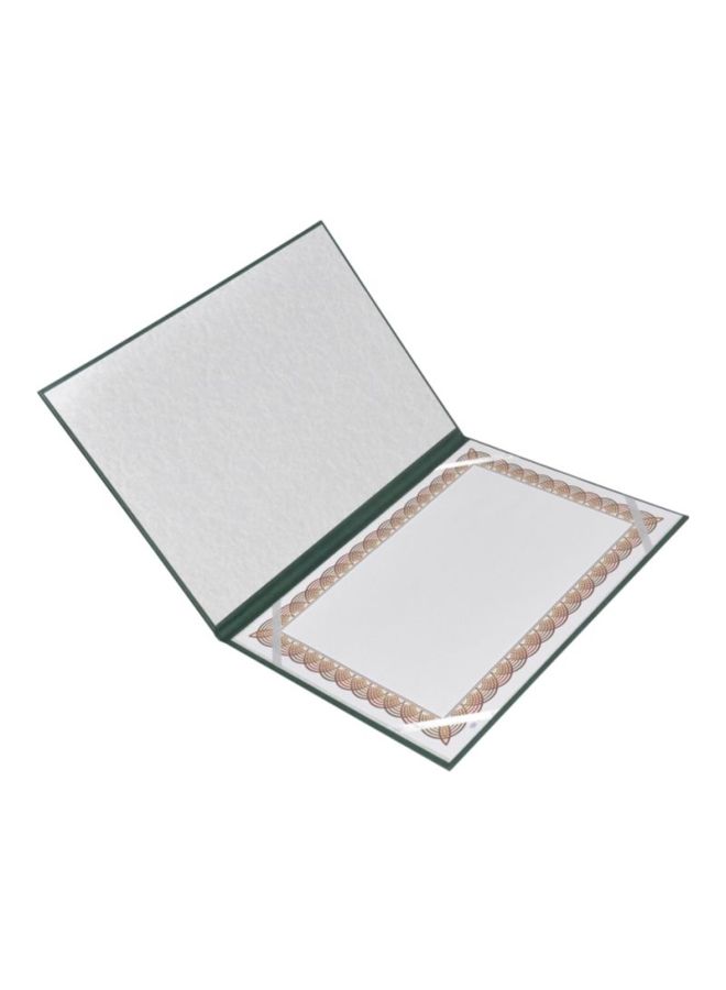 إف اي أس  حافظة شهادات مقاس A4 أخضر - Image 2