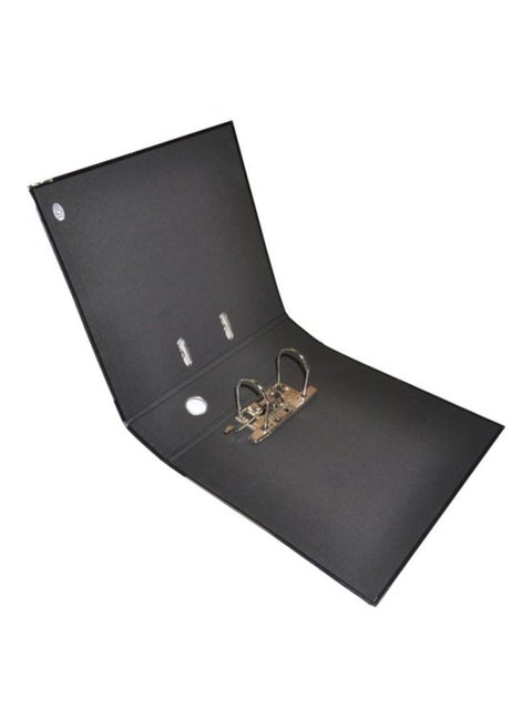 PP Lever A4 Arch Box File Black