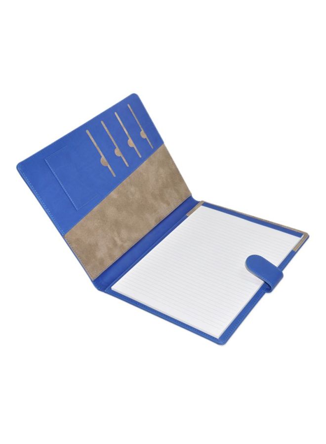 إف اي أس  حافظة ملفات إدارية مزودة بلوحة للكتابة أزرق - Image 2