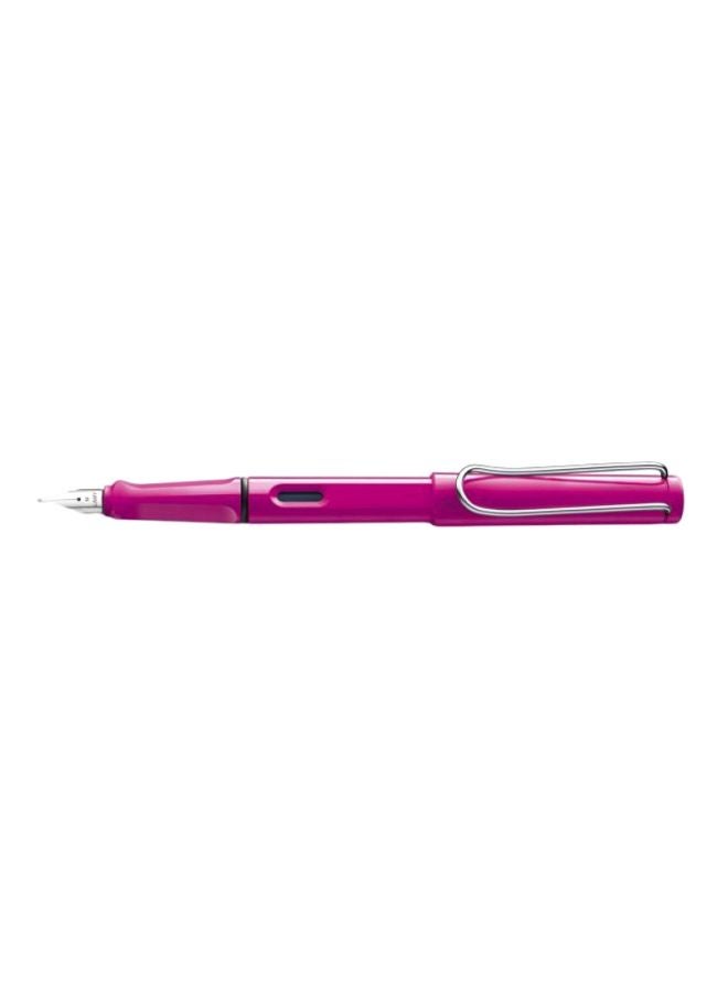 LAMY - Safari Broad Nib Fountain Pen Pink - Image 1
