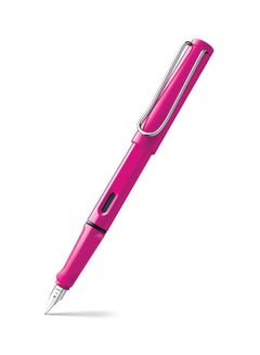 LAMY Safari Broad Nib Fountain Pen Pink  - Image 2
