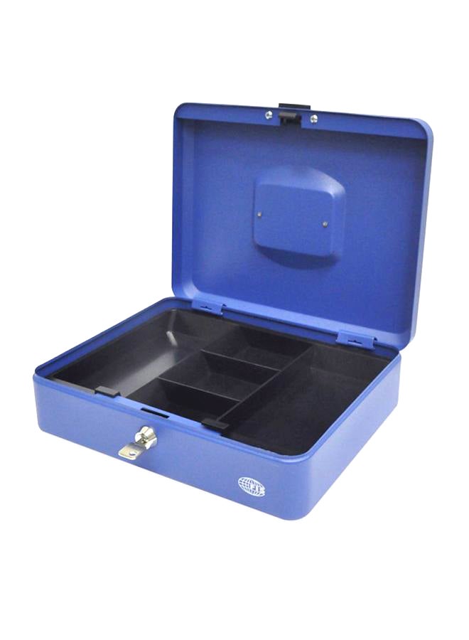 إف اي أس  صندوق لتخزين النقود مع قفل بمفتاح أزرق - Image 1
