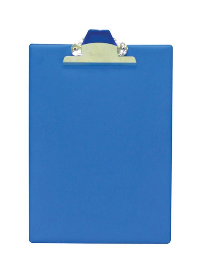FIS Jumbo Clipboard With Rubber Handle Blue/Silver