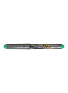 PILOT Pack Of 12 Medium Nib V-Pen Fountain Pen Lime Green 