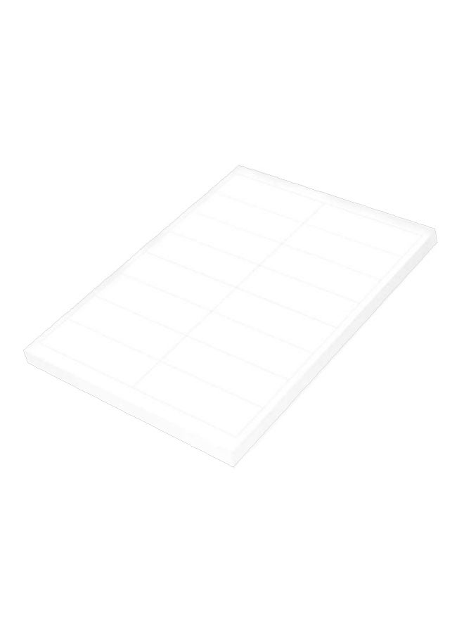 FIS 100-Piece Executive Address Label White - Image 1