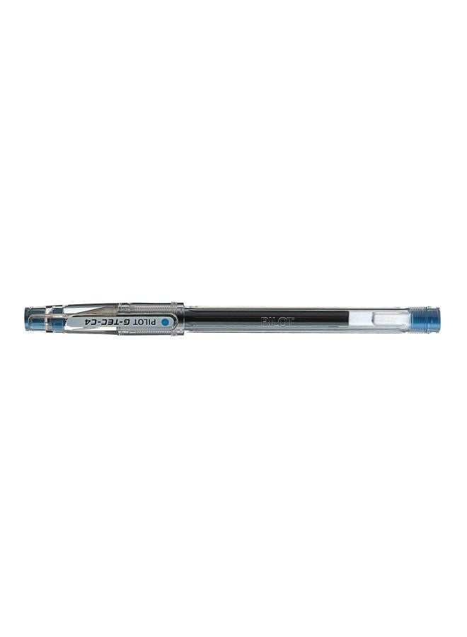 PILOT G-Tec Needlepoint Black Gel-Ink Pen Clear/Blue  - Image 1