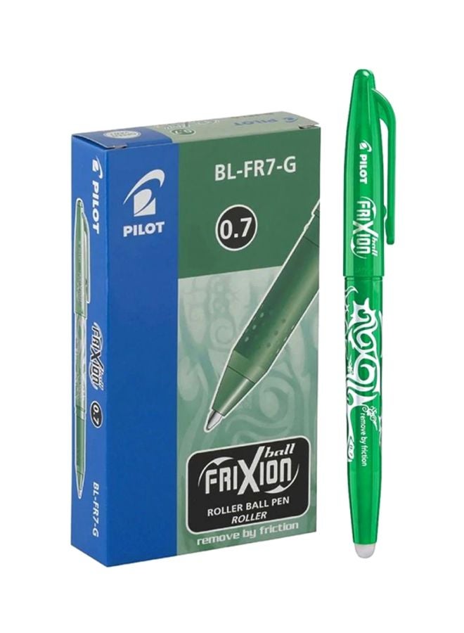 PILOT 12-Piece FriXion Ball Gel Ink Rollerball Pen Green - Image 1