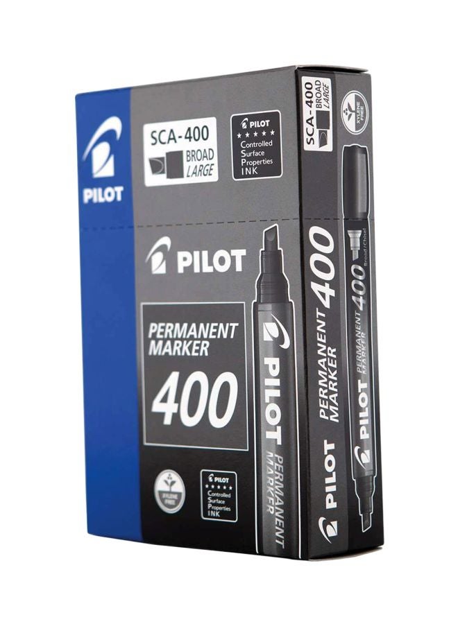 بايلوت طقم أقلام تحديد دائمة مكون من 12 قطعة أسود - Image 3