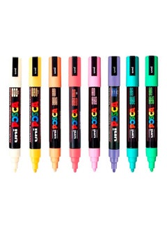 POSCA 8-Piece Ultra Fine Bullet Tip Paint Marker Set Multicolour  - Image 1